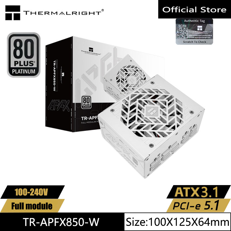 1000W White Modular Power Supply - Блок питания Thermalright TR-APFX850/1000-W белого цвета