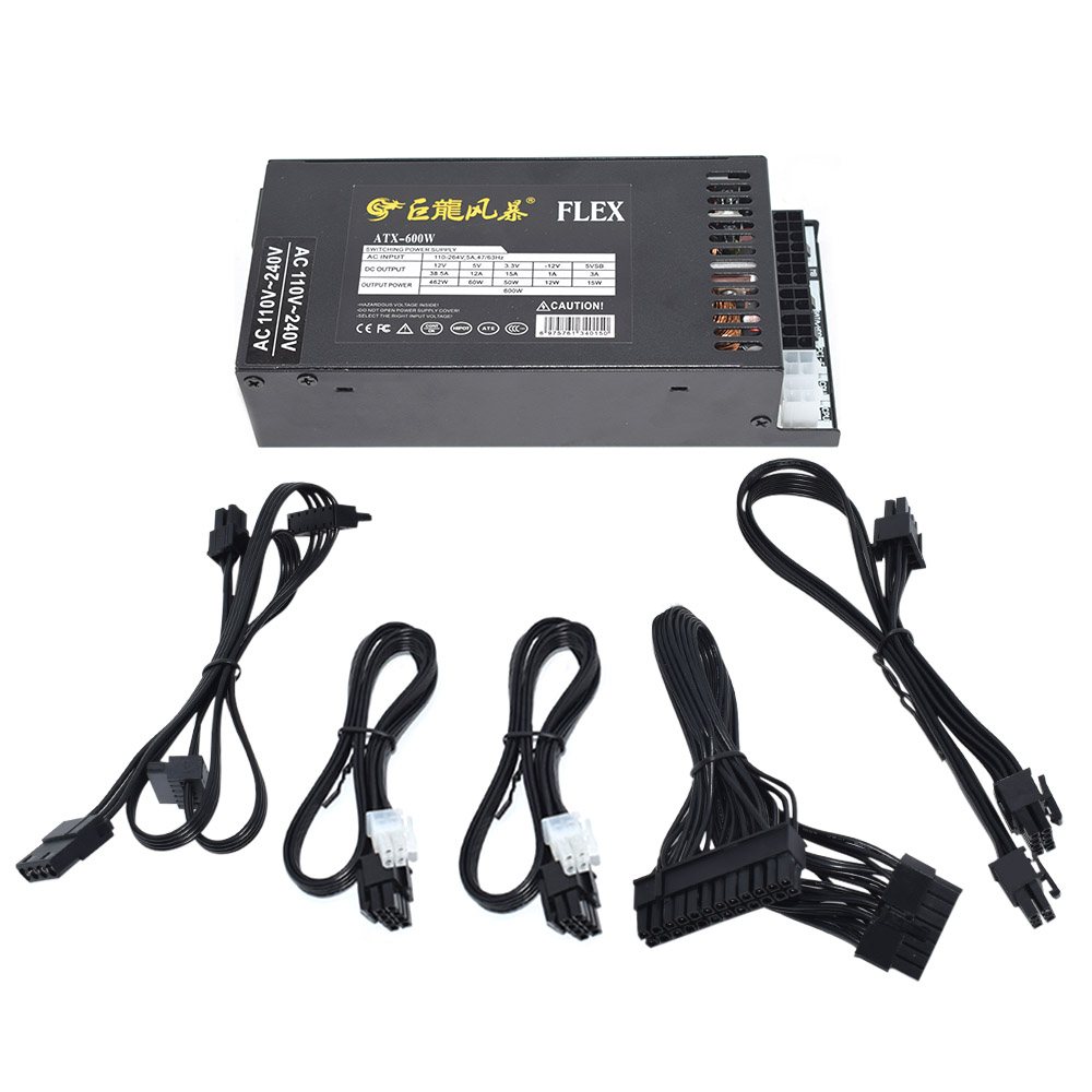 Новый блок питания для ПК 400  – обзор и цена Flex Atx Power Supply 600W 1U