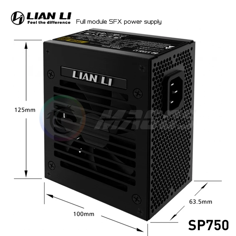 Блок питания LIAN LI PSU 750W  – обзор и цена 750W Sfx Fully Modular Power Supply